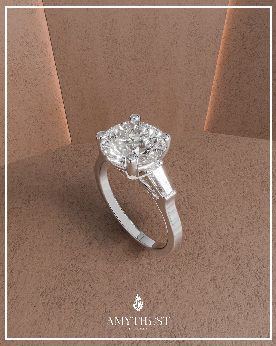 Crystal Charm Ring