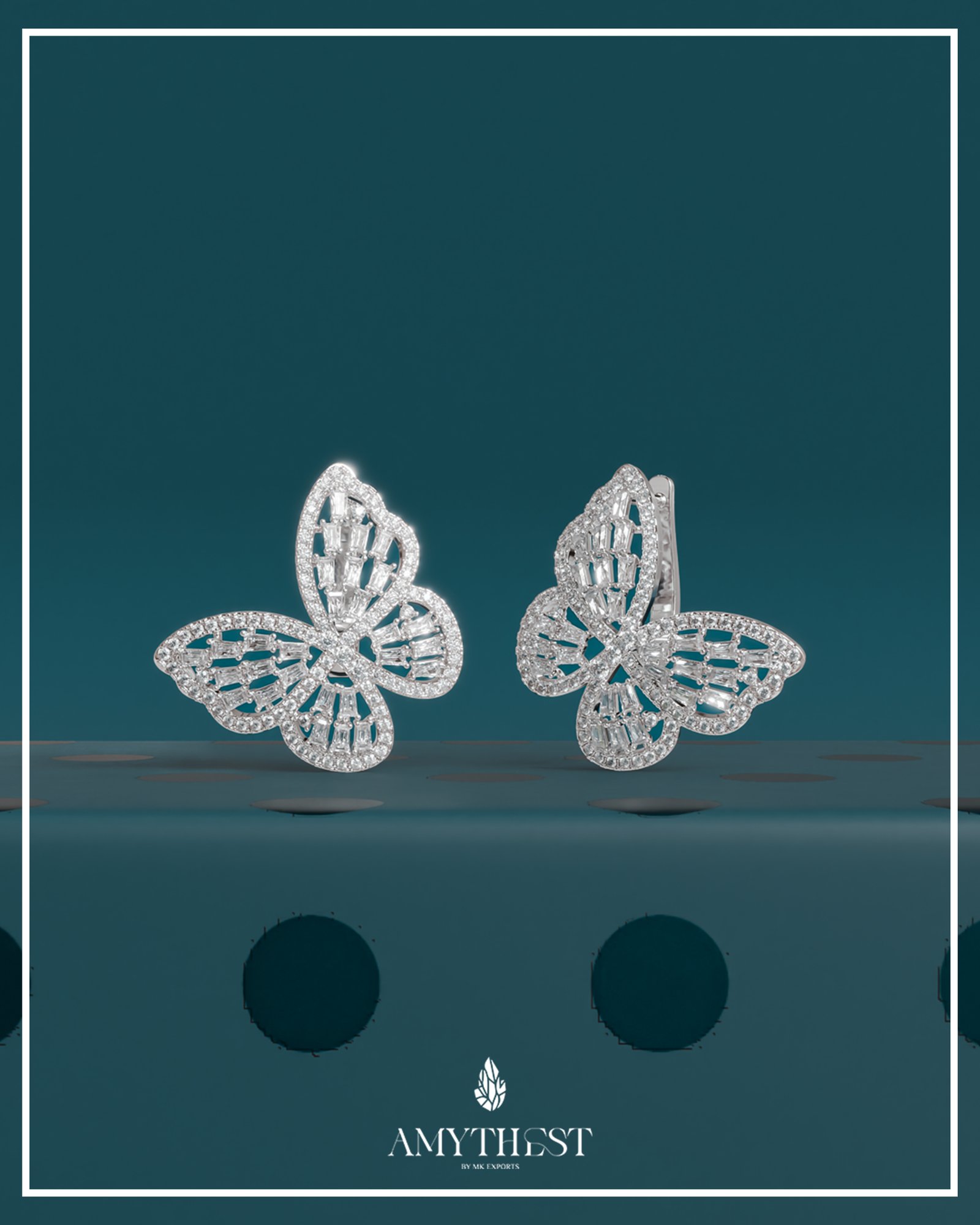 Butterfly Earrings alternate view