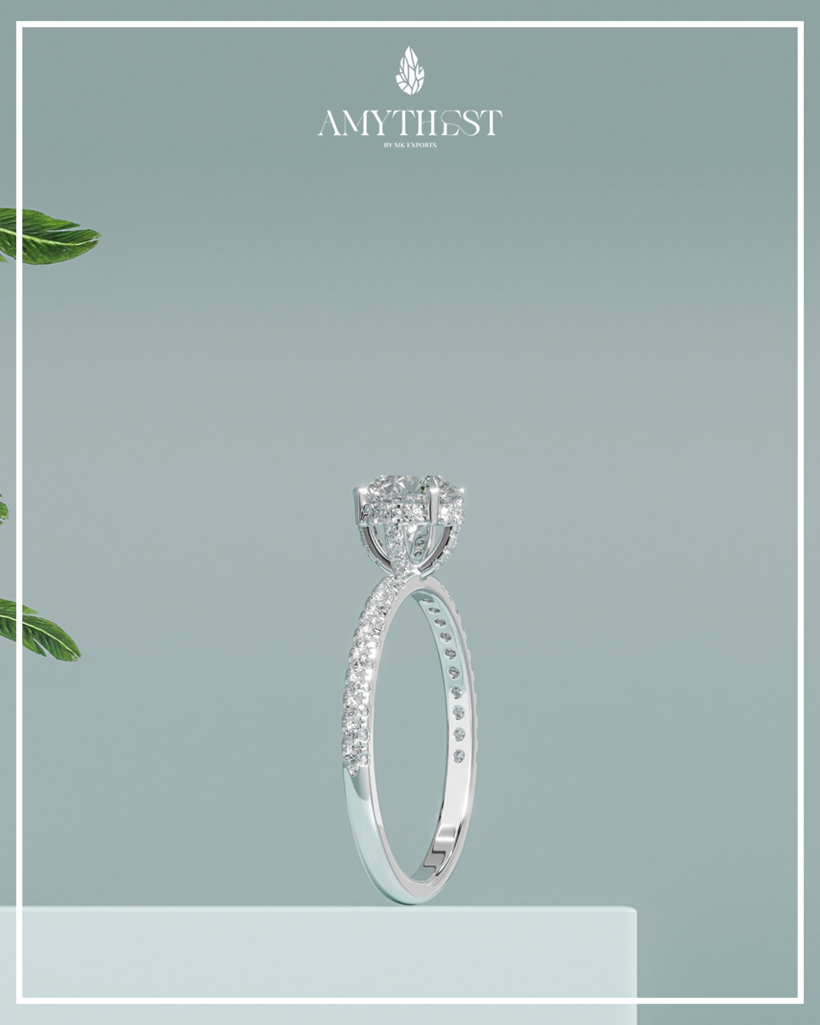 Royal Solitaire Ring alternate view